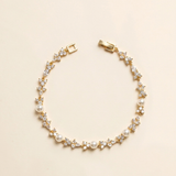 Kathy Pearl Bridal Bracelet – Cubic Zirconia Wedding Bracelet