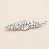 Kendall Bridal Hair Clip – CZ & Pearl Wedding Hair Barrette