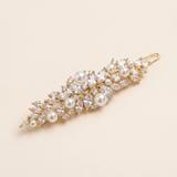 Kendall Bridal Hair Clip – CZ & Pearl Wedding Hair Barrette