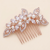 Lauryn Rose Gold Wedding Comb