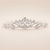 Marah Flower Girl Tiara – Crystal Rhinestone Princess Wedding Crown