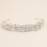 Mosaic Crystal Wedding Headband – Statement Rhinestone Bridal Headband