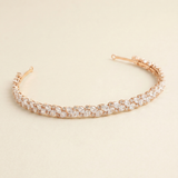 Savannah CZ Wedding Headband – Cubic Zirconia Bridal Headband Thin Crystal Hair Accessory
