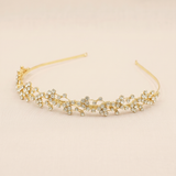 Sophia Crystal Flower Girl Headband – Rhinestone Vine Wedding Headpiece