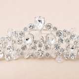 Victoria Crystal Bridal Tiara – Wedding Tiara Rhinestone Crown Bridal Headpiece
