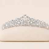 Victoria Crystal Bridal Tiara – Wedding Tiara Rhinestone Crown Bridal Headpiece