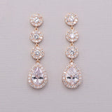 Jenny Long Wedding Earrings