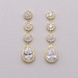 Jenny Long Wedding Earrings