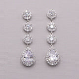 Jenny Long Wedding Earrings