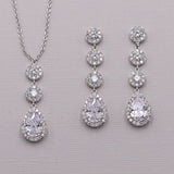 Jenny Long Wedding Earrings