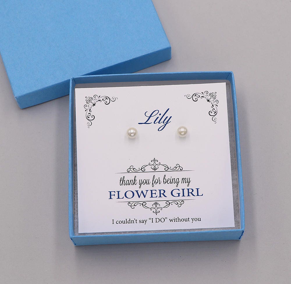 Mackenzie Flower Girl Pearl Jewelry Set