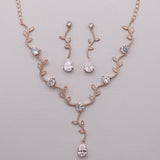 Susan CZ Vine Jewelry Set