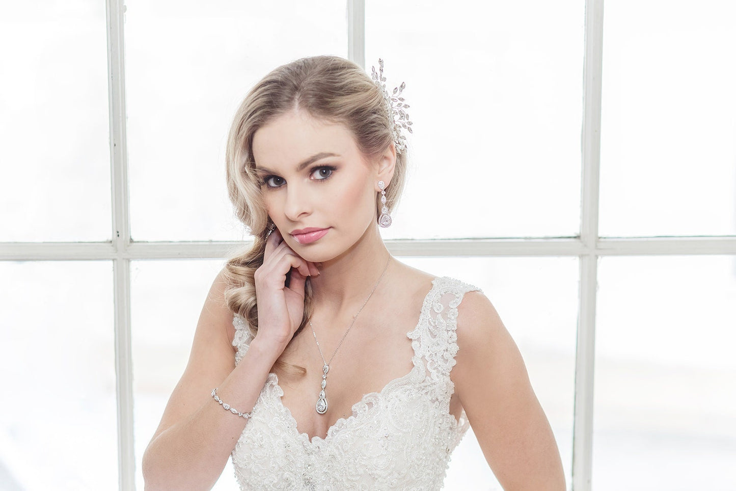 Aimee Long CZ Jewelry Set