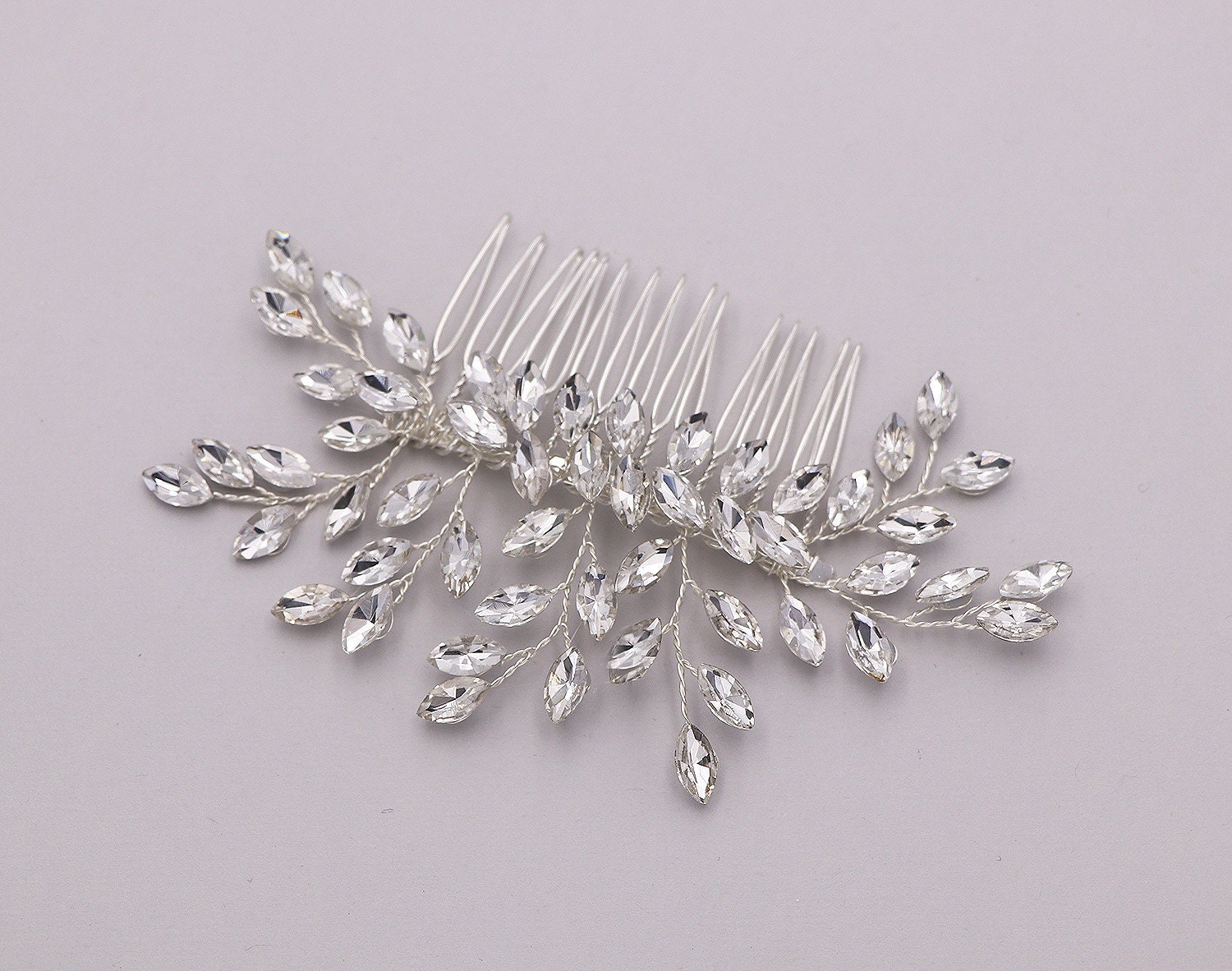 Marquise Crystal Hair Comb