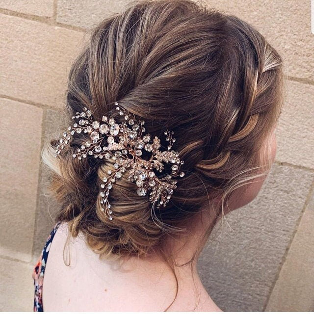 Alina Crystal Wedding Clip
