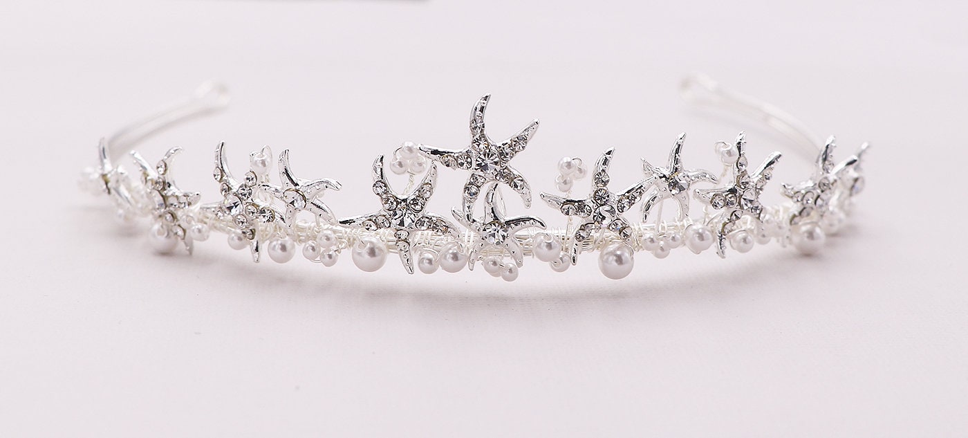 Bayley Bridal Wedding Starfish Tiara