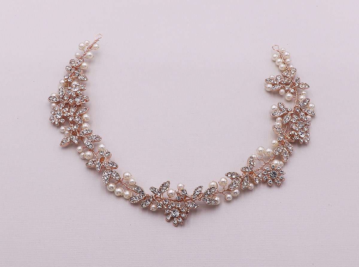 Nicolette Pearl Hair Vine Headpiece