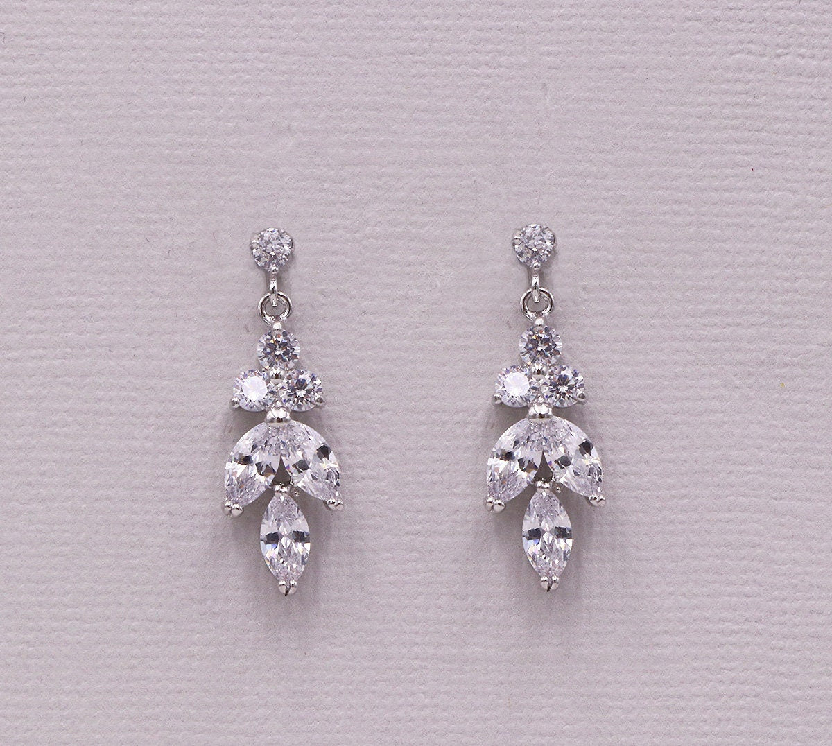 Leaf Drops Dangle Earrings