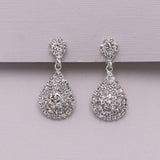 Angie Crystal Clip On Earrings