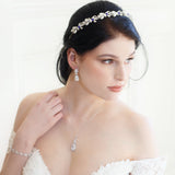 Tulips CZ Jewelry Set