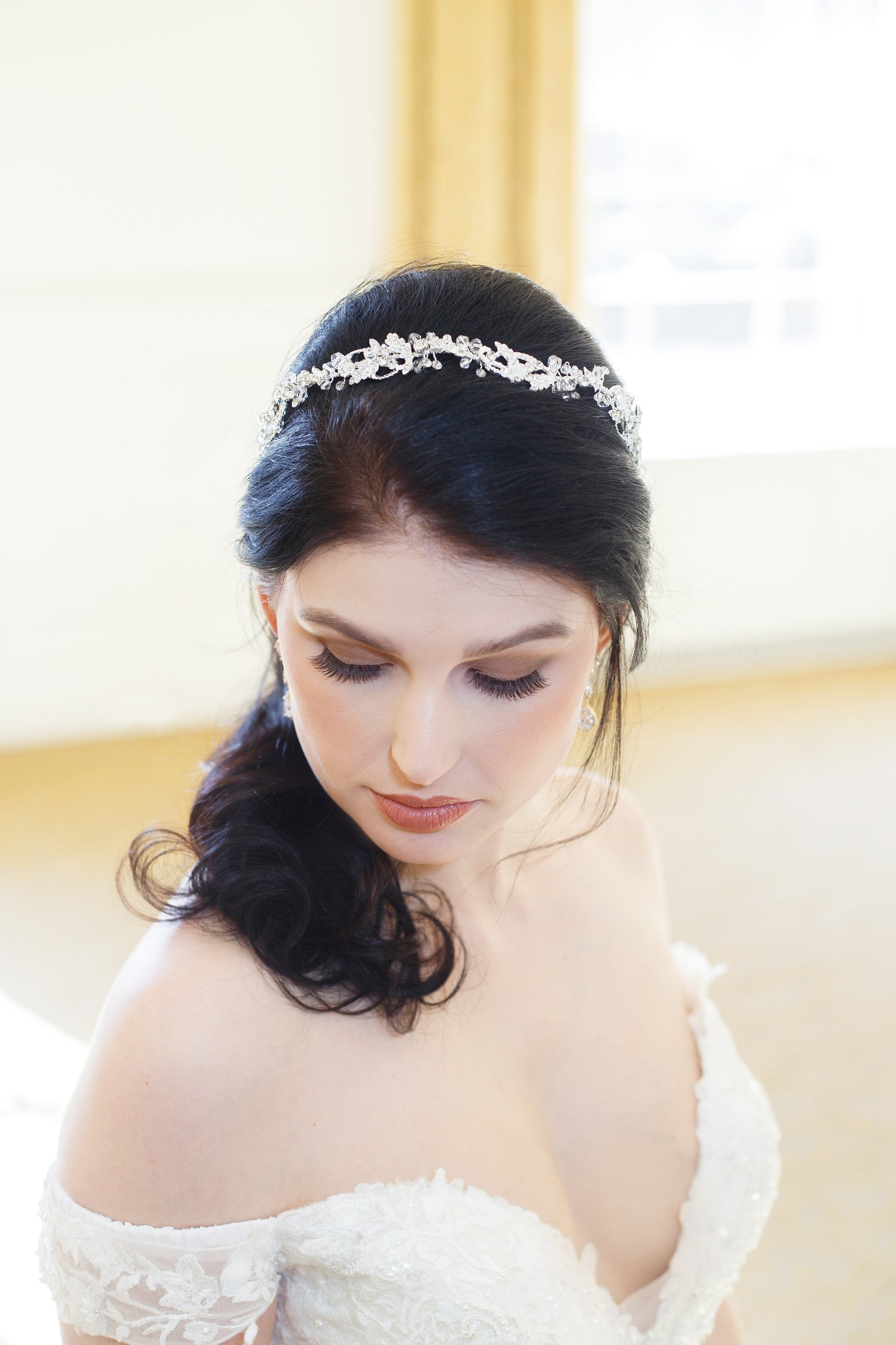 Karina Crystal Wedding Headband