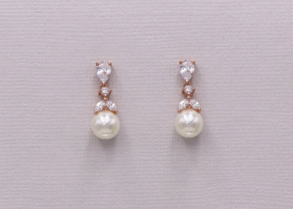 Kathy Dainty Pearl Earrings