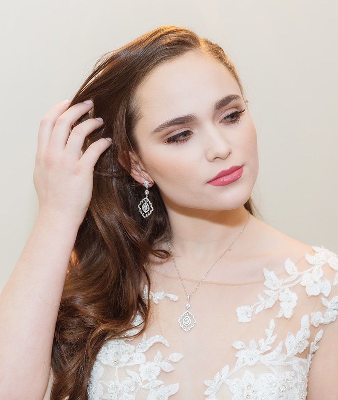 Joslyn Chandelier CZ Earrings