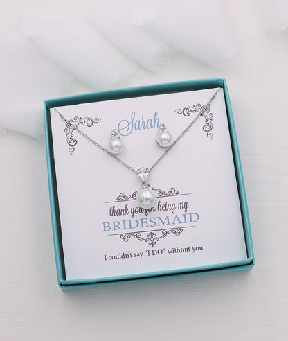 Madelyn Pearl Bridesmaid Jewelry Set
