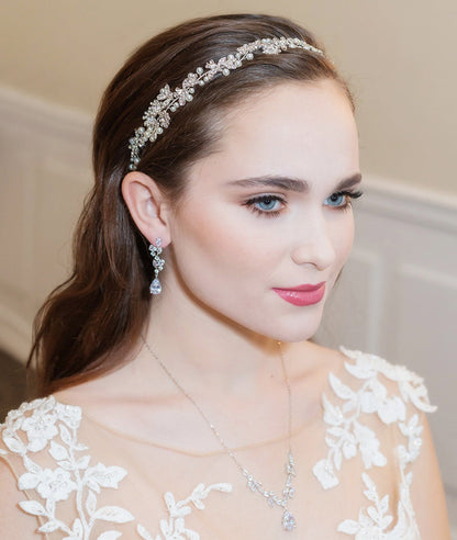 Natalia Long Earrings and Necklace Set