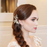 White Crystal Hair Clip