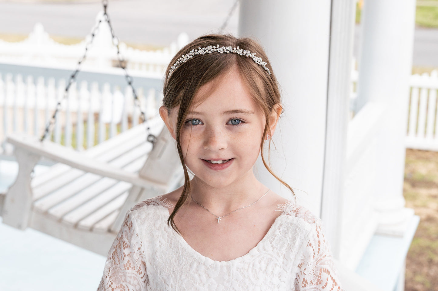 Sophia Crystal Flower Girl Tiara