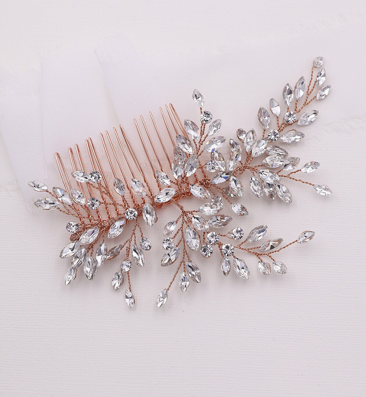 Gwen Rhinestone Hair Comb