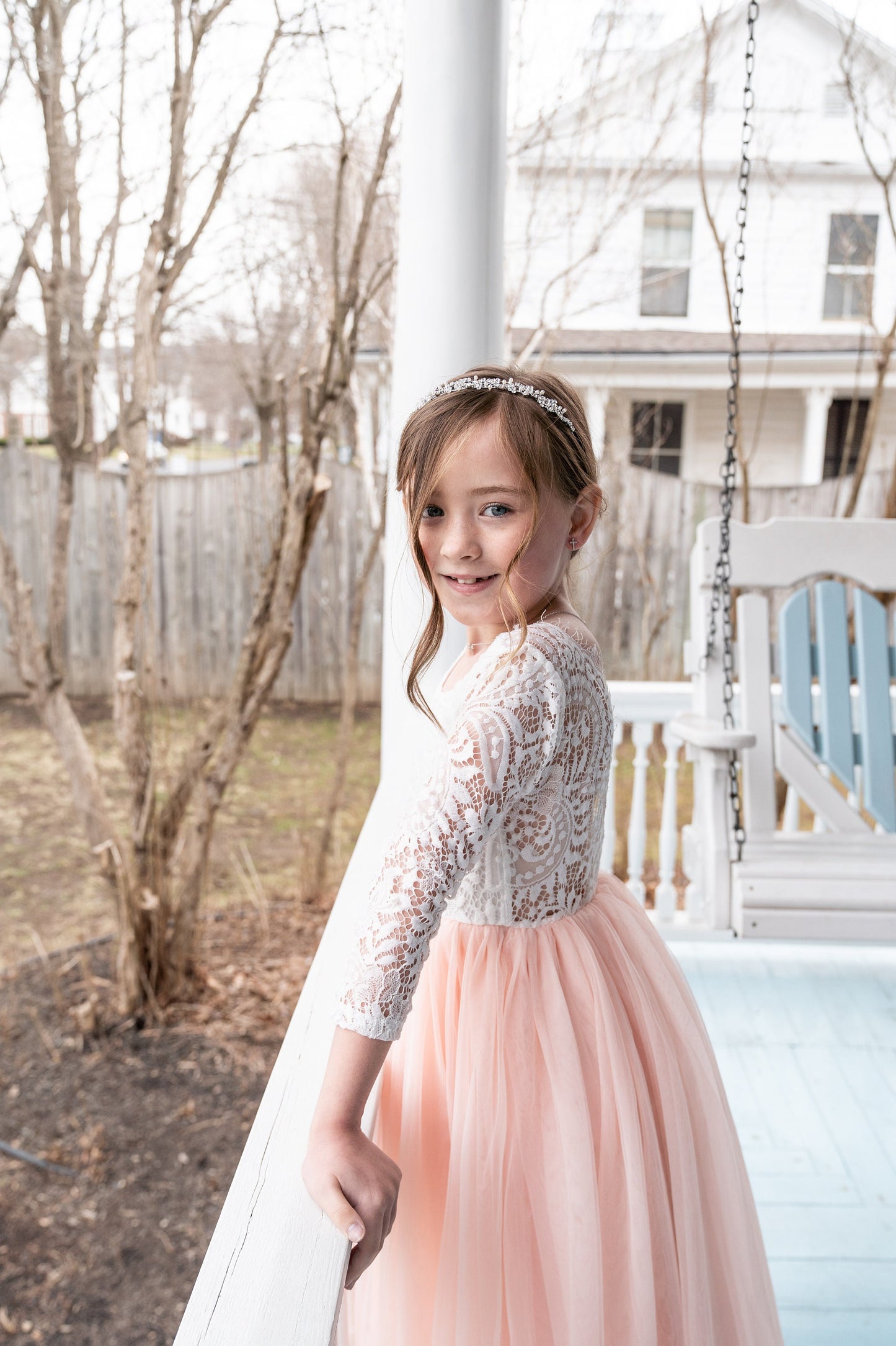 Sophia Crystal Flower Girl Tiara