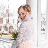 Beaded Edge Communion Veil