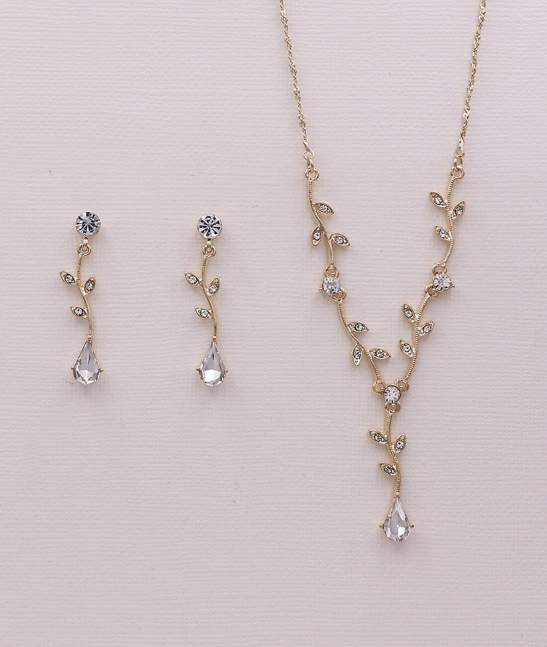 Carla Crystal Vine Jewelry Set