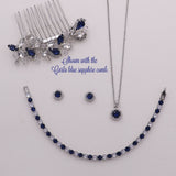 Karina Sapphire Blue Jewelry Set