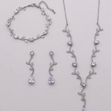 Susan CZ Vine Jewelry Set