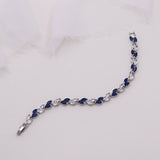 Evelyn Sapphire Blue Earrings