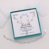 Carla Rhinestone Vine Bridesmaids Set