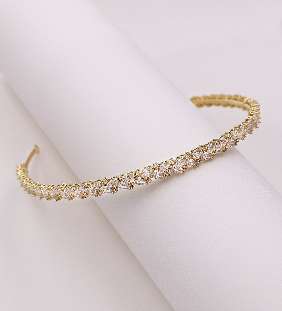 Savannah CZ Wedding Headband