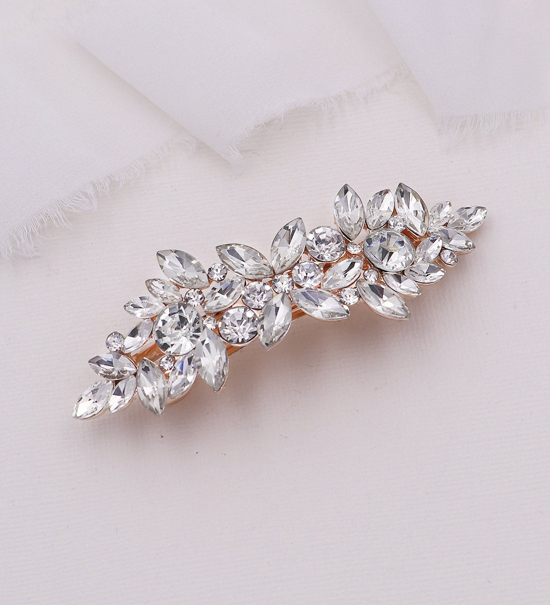 Giselle Crystal Barrette Clip