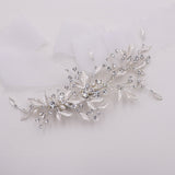 Kiara Pearl Leaf Large Wedding Clip