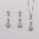 Mandy Pearl Necklace Set