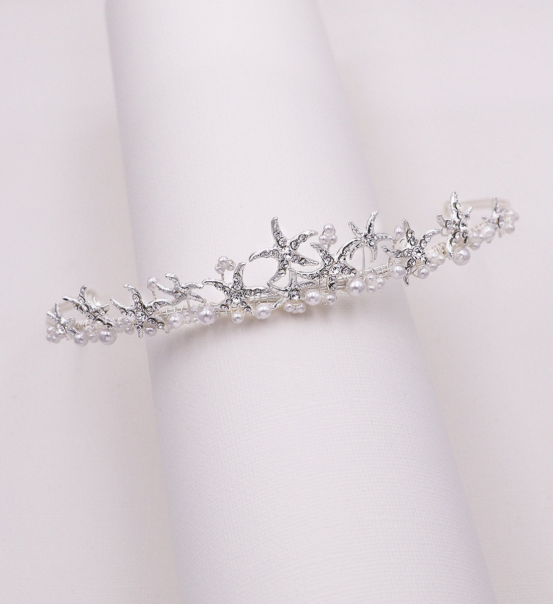 Bayley Bridal Wedding Starfish Tiara