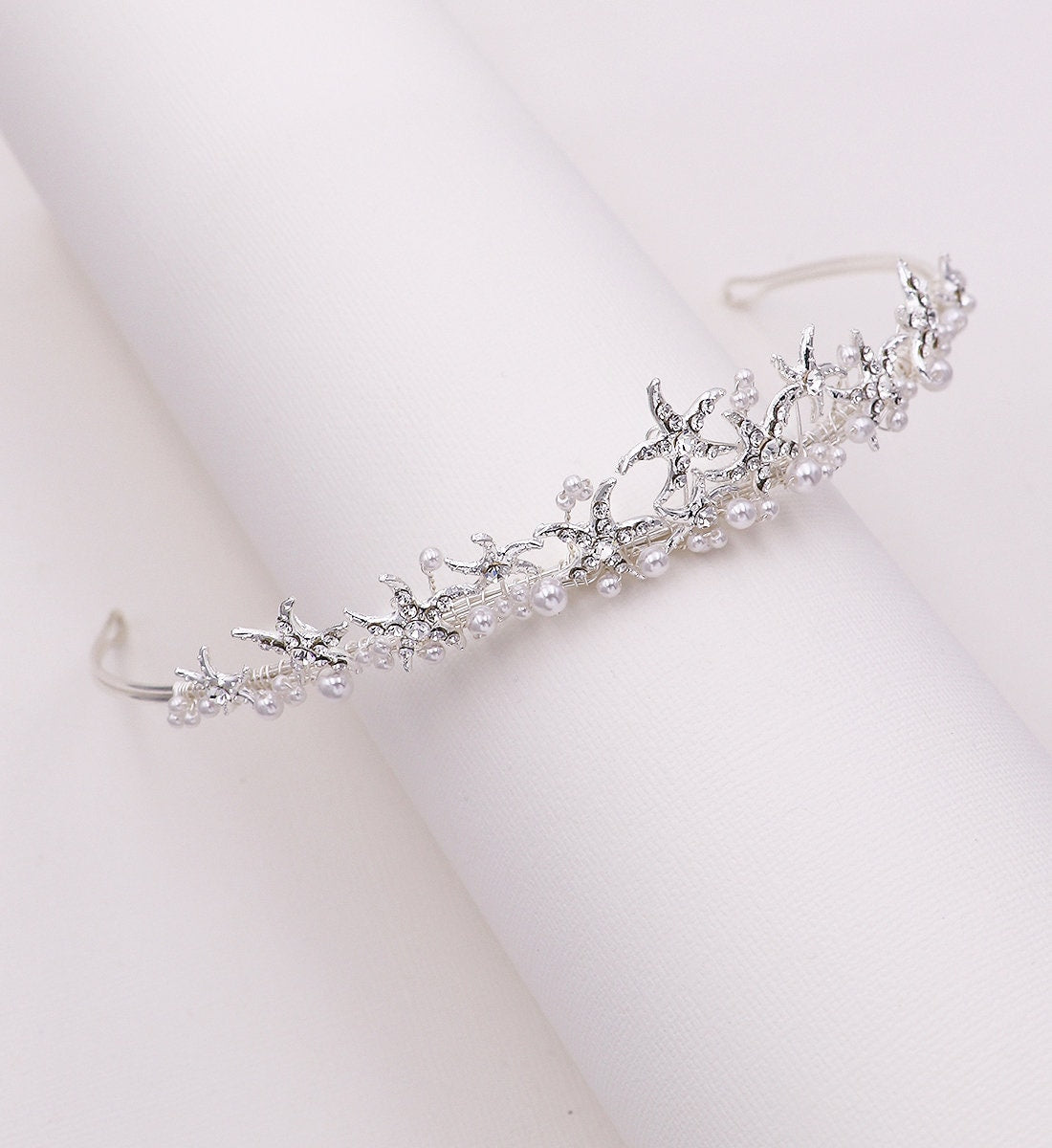 Bayley Bridal Wedding Starfish Tiara
