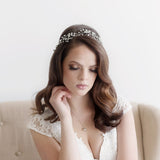 Reese Crystal Wedding Vine Headband