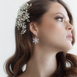 Snowflake Earrings and Necklace Jewelry Set