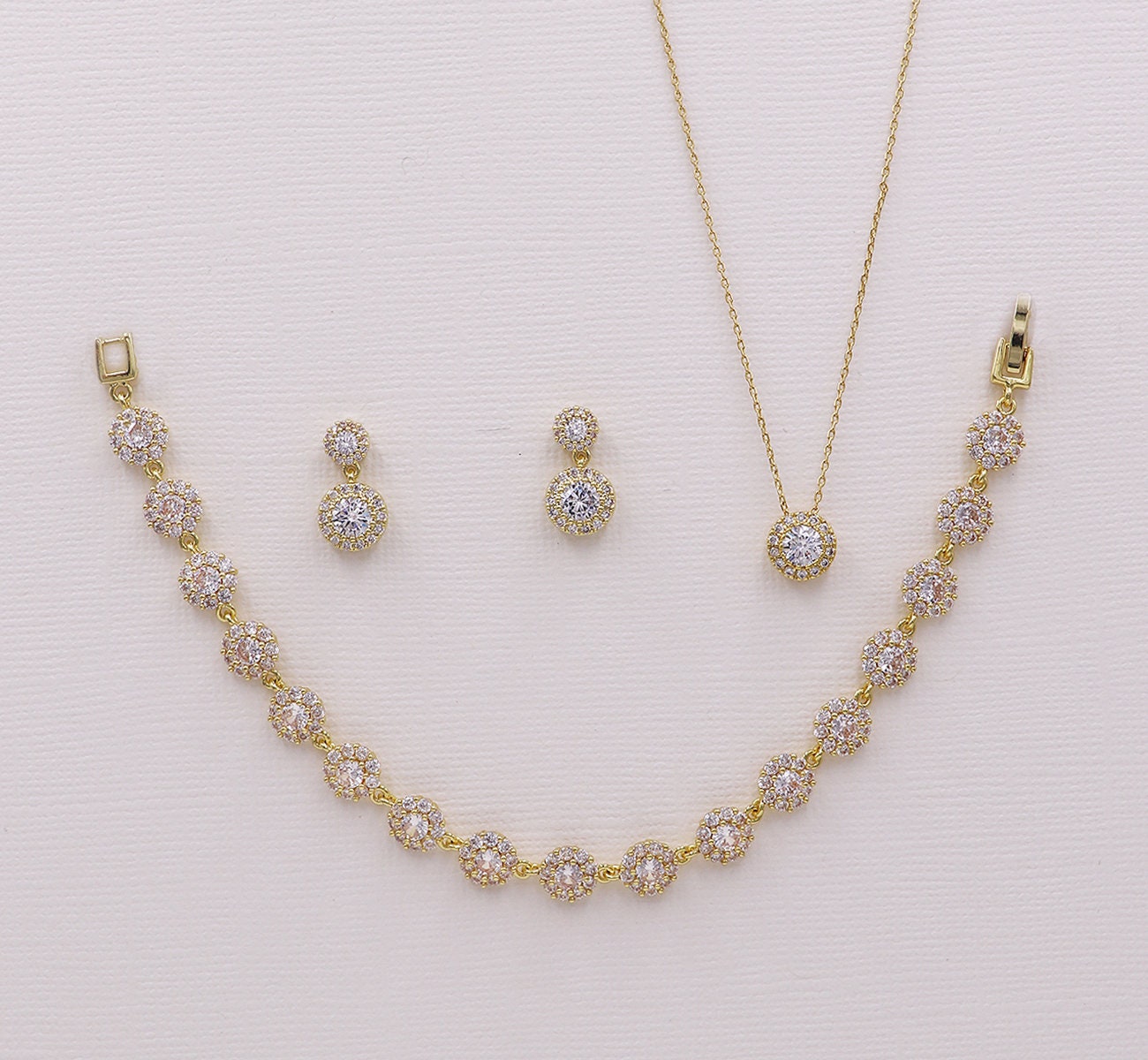 Aubrie Bridesmaids Jewelry Set