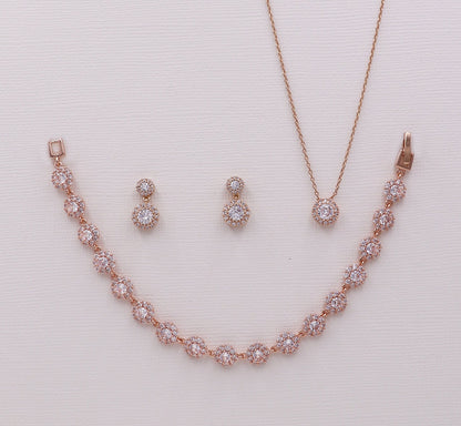 Aubrie Bridesmaids Jewelry Set