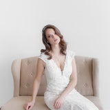 Ansley Bridesmaids Round Halo Jewelry Set